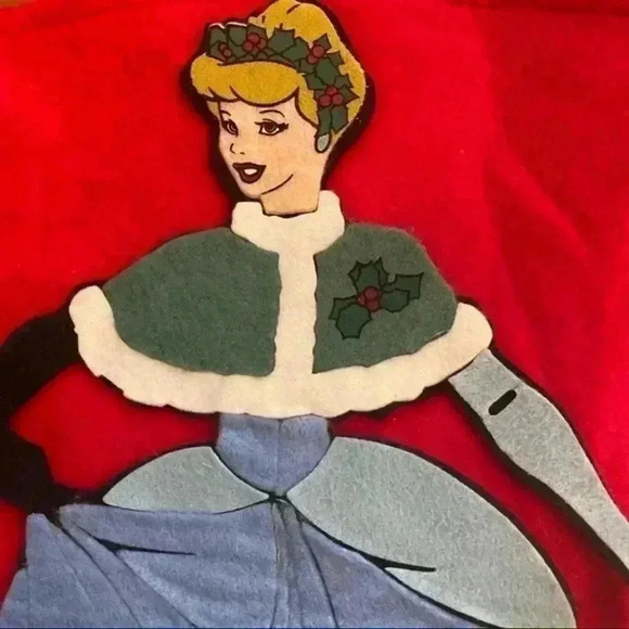 NWOT Disney Cinderella Felt Stocking - Picture 2 of 2